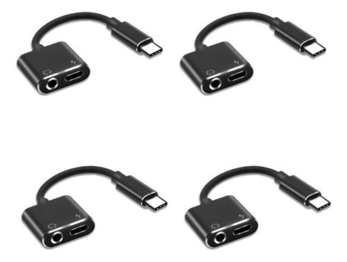 Adaptador/conector Para Auriculares, 4 X 2 En 1, C A 3,5 Mm,