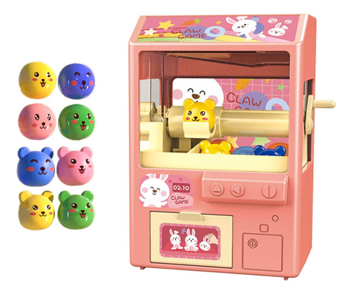 Máquina Agarradora De Juguetes Claw Machine Mini Dolls Para