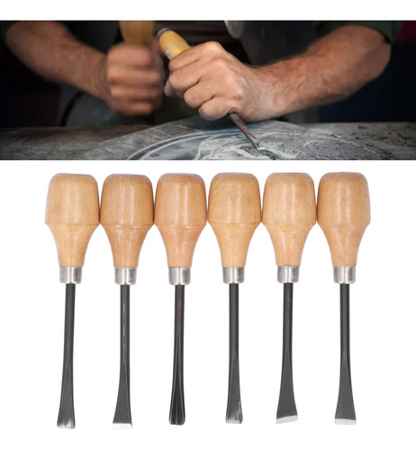 Juego De Cinceles Para Esculpir Madera, Herramientas De Mano