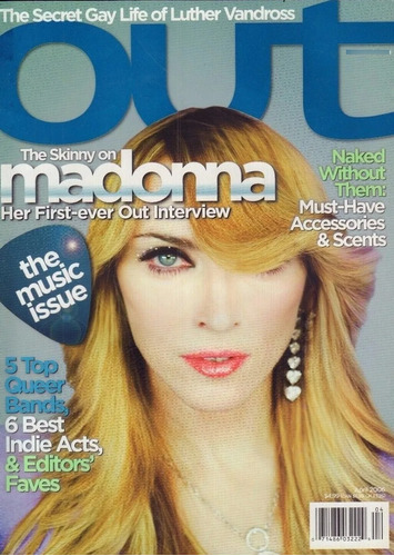 Madonna Revista Out Magazine No. 149 Abril 2006