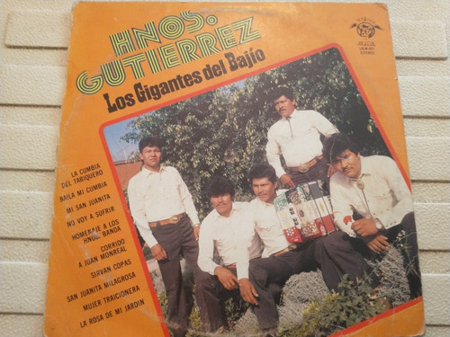 Hermanos Gutiérrez  Los Gigantes Del Bajío  Lp Vinilo.