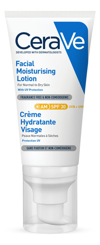 Loción Hidratante De Rostro Spf25 CeraVe día para piel normal a seca de 52mL