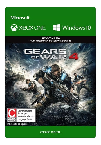 Gears Of War 4 - Xbox One - Series Xs & Pc (Reacondicionado)