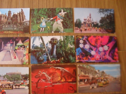 Lote 26 Postales Disneylandia Años 60