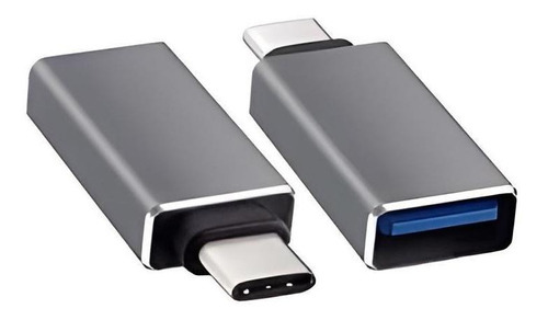 Adaptador USB A hembra X tipo C macho - Otg negro