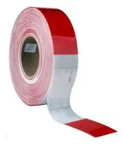 Comprar Cinta Reflectiva Autoadhesiva Roja Y Blanca, Rollo 45m