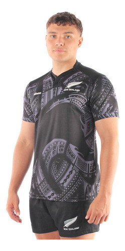 Camiseta All Blacks 2024 New Maori Imago Rugby Entrenamiento