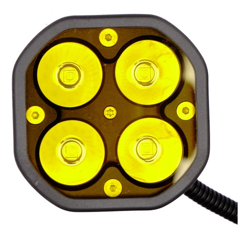 Imagen 3 de 8 de Faros Auxiliares Para Moto Sercomoto Sm4123 4leds 60w