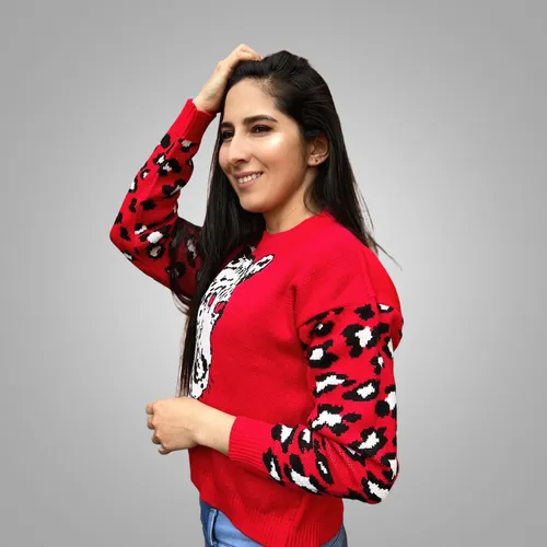 Sueter animal print mujer new arrivals