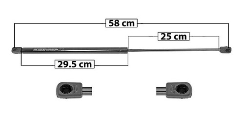 Amortiguador Cofre Izq/der Mini Cooper 02-06 Spart