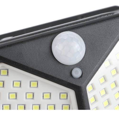 Lámpara Solar De Pared Con 100 Led Y Sensor De Movimiento