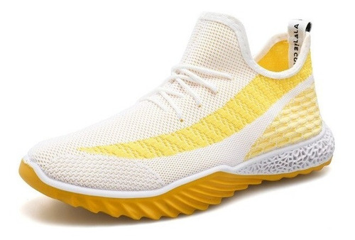  Zapatillas Transpirables Ligeras King White&yellow 1004