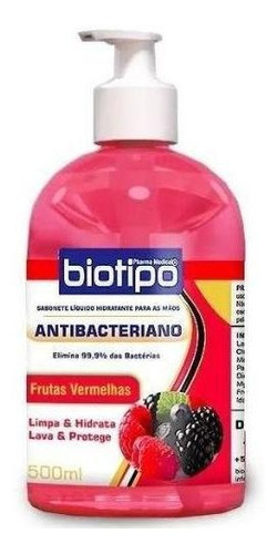 Sabonete Antibacteriano Líquido Hidratante Frutas Vermelhas