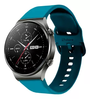 Correa Compatible Huawei Watch Gt2 Pro Azul Turque Hb 22m