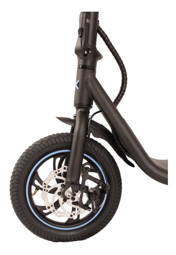 Imagen 4 de 10 de Monopatin Electrico C1 Asiento Y Canasto 25 Km/h 380w