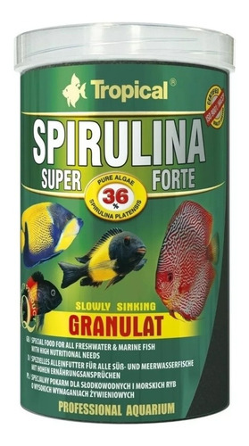 Ração Tropical Spirulina Super Fort Granulat 150gr