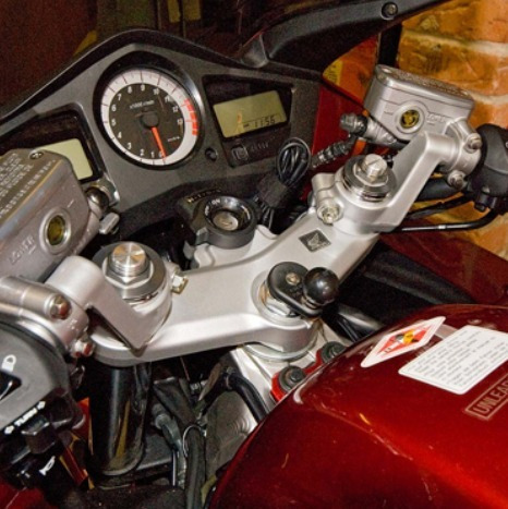 Imagen 5 de 5 de Base Eje De Manillar En Motocicletas Ram Mounts
