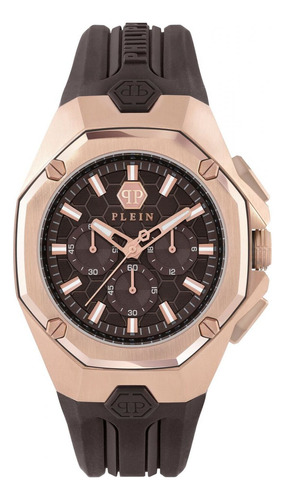 Reloj Para Hombre Philipp Plein Octagon  Pwtba0223 Marrón