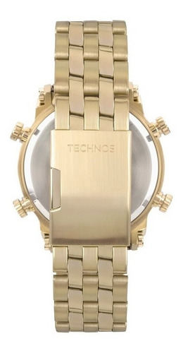 Relógio Technos Masculino Performance Dourado Original Nf
