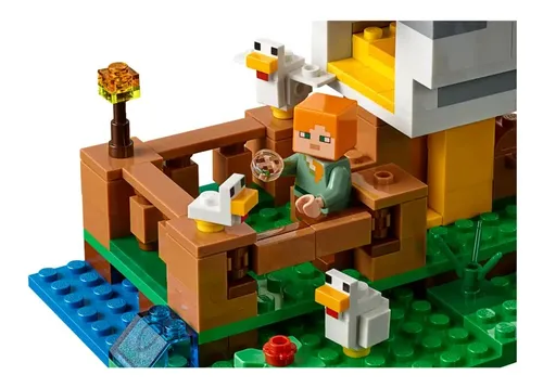 Kit De Construcci n Lego Minecraft El Gallinero 21140 3 Env o