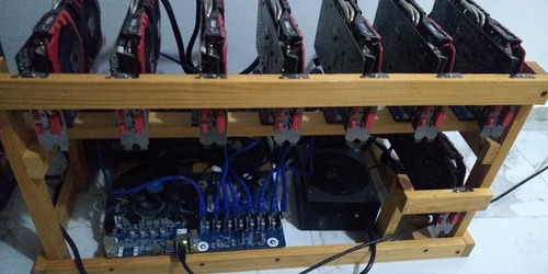Imagen 3 de 10 de Rig Mineria 8 Gpu Rx 570 Amd Xfx Saphire Nitro, Armor