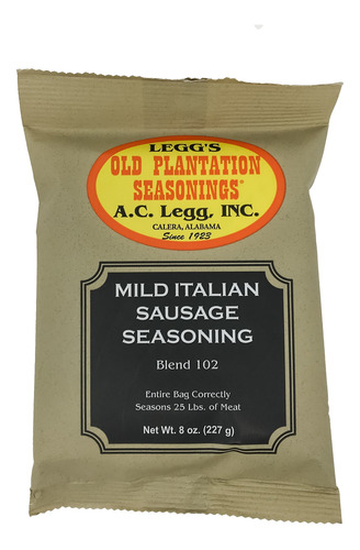 A.c. Legg Inc Mild Condimento Salchicha Italiana