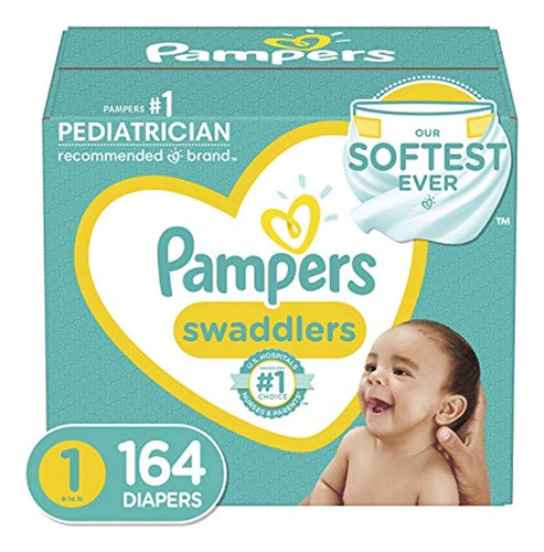 Pampers Swaddlers - Pañales Desechables, Paquete Grande