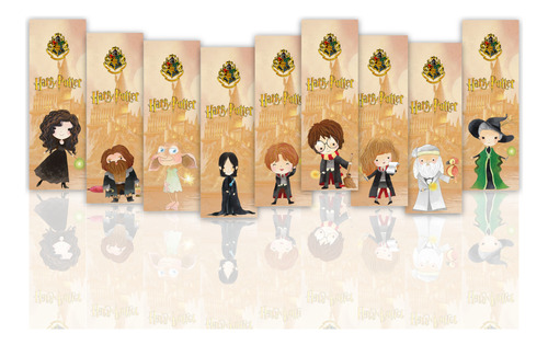 Harry Potter // Hermosas Tarjetas Souvenirs X15u De 5x15cm