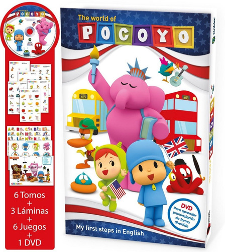 Colección Libros The World Of Pocoyo - Iniciación Al Inglés