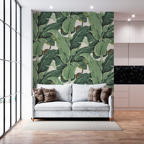 Imagen 1 de 3 de Vinilos Decorativos Mural Tropical