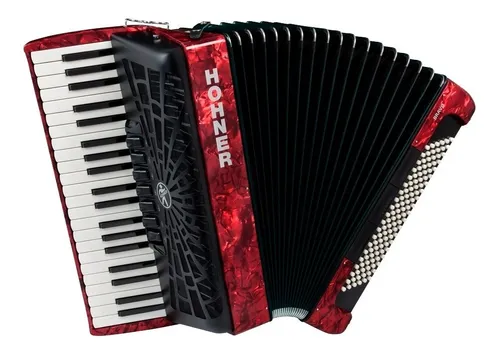 comprar Acordeon Hohner Bravo 120 Bajos Rojo A16832 En Caja