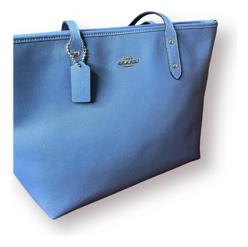 Bolsa Coach Brilliant Blue Signature Original