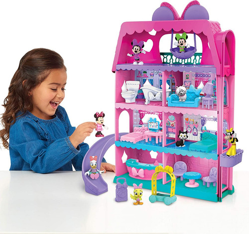 Imagen 1 de 8 de Minnie Mouse Hotel Bowtique Con Sonidos Y Accesorios