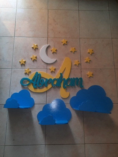 Letras En Mdf Inicial+ Nombre