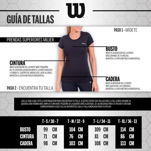 Camiseta Deportiva Dama Cuello V Wilson Gym Fitness