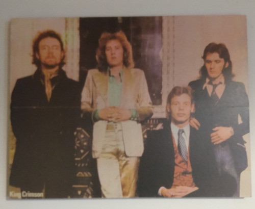 Poster King Crimson Rev. Pelo En Bastidor 55 X 42 