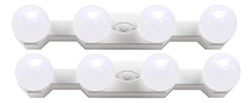 Luz De Espejo De Maquillaje Portátil, Luces De Tocador Led R