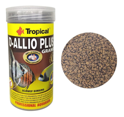 Tropical Ração Para Peixe D-allio Plus Granulat 150g 250ml