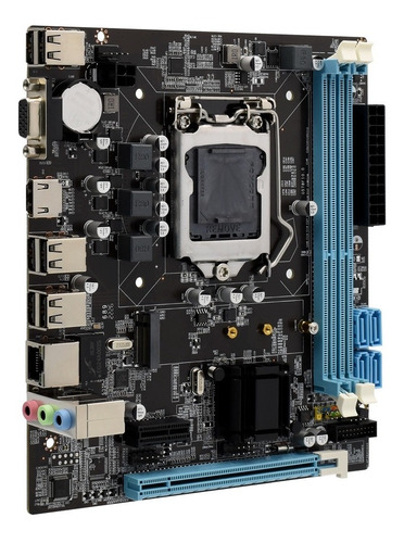 Imagen 2 de 4 de Tarjeta Madre H61 Star Socket Intel Lga1155 Ddr3 Hdmi Vga M2