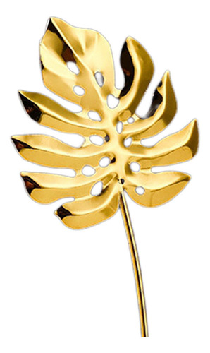 2 Decoración Elegante Con Hojas De Metal Para Un 2 Piezas
