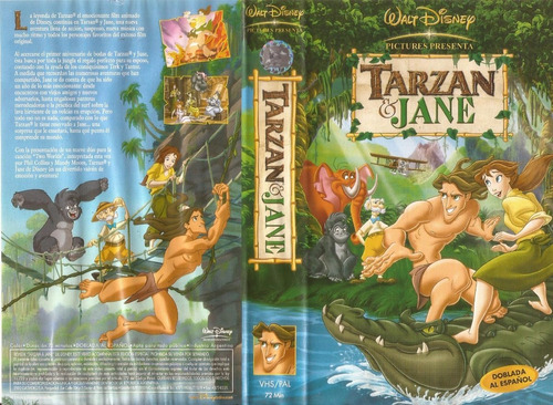 Tarzan & Jane Vhs Walt Disney En Castellano