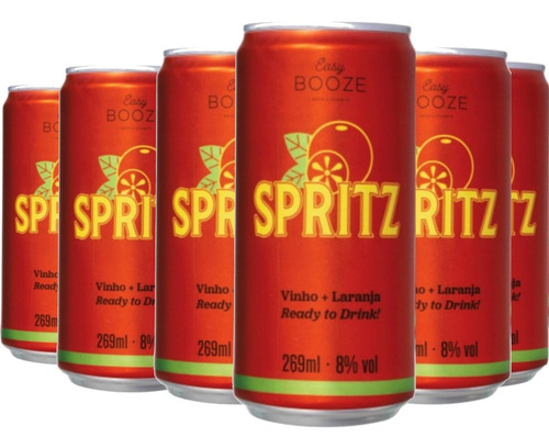 Drink Pronto Spritz Easy Booze Lata 269ml (6 Latas)