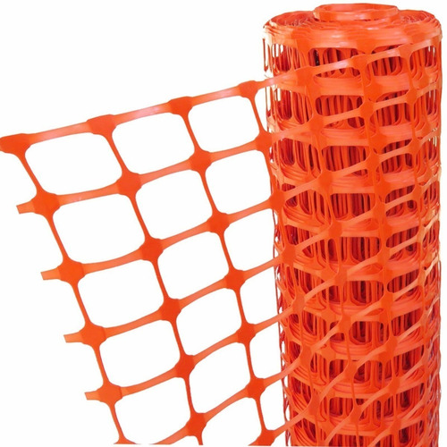 Red Naranja De Seguridad / Obras En Construcción 1x20m