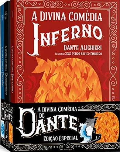 A Divina Comédia Kit 3 Volumes Dante Alighieri