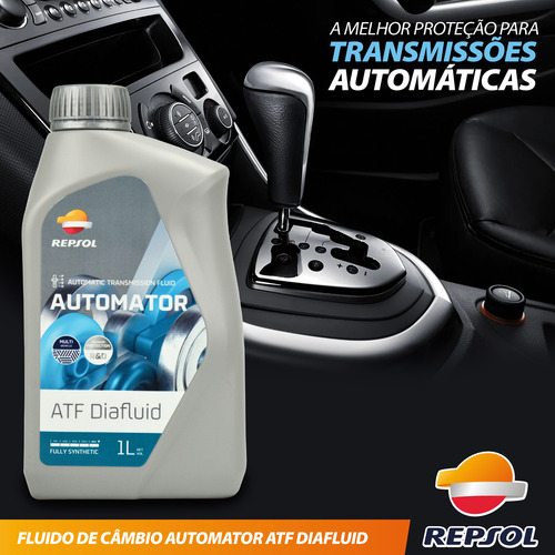 Kit 12 Un Fluido Transmissão Atf Diafluid Sintético Repsol