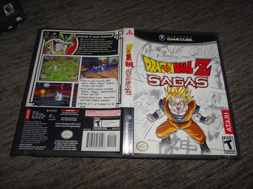 Dragonball Z Sagas C/ Caixa Nintendo Gamecube Game Cube