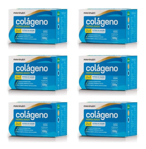 Imagem 1 de 1 de Maxinutri Colágeno Hidrolisado 2em5 Original C/30 (kit C/06)