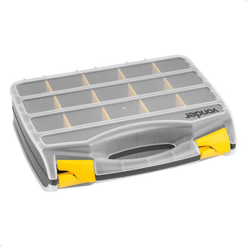 Organizador Plástico Parafusos Pesca Prego Carga 5kg Vonder Cor Transparente