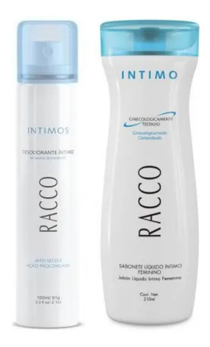 comprar Kit Sabonete Líquido Íntimo + Desodorante Jato Seco Racco