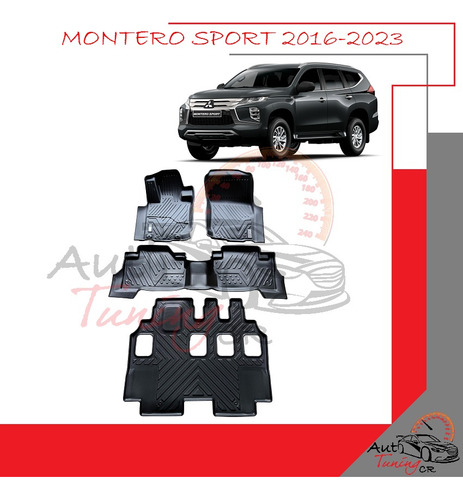 Alfombras Tipo Bandeja Mitsubishi Montero Sport 2016-2023
